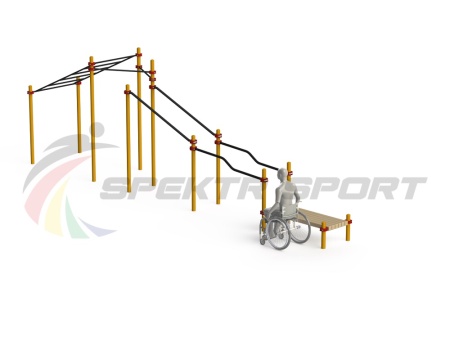 Купить Спортивный комплекс для инвалидов-колясочников WRK-D22_76mm в Кизляре 