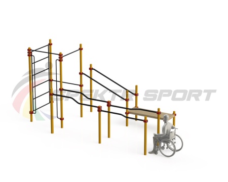 Купить Спортивный комплекс для инвалидов-колясочников WRK-D16_76mm в Кизляре 