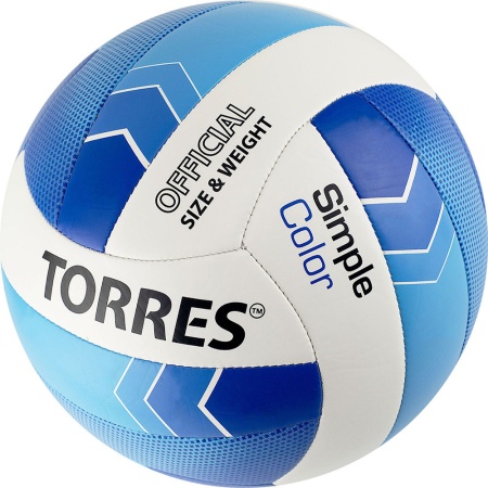 Купить Мяч волейбольный Torres Simple Color любительский р.5 в Кизляре 